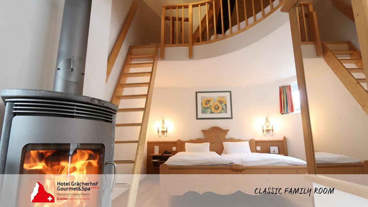 Lifestyle & Spa Hotel Graecherhof Grachen Luaran gambar