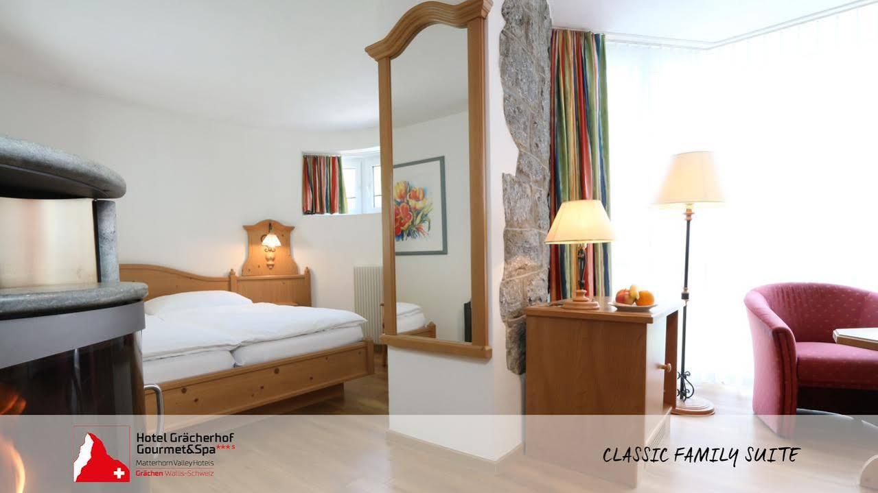 Lifestyle & Spa Hotel Graecherhof Grachen Luaran gambar